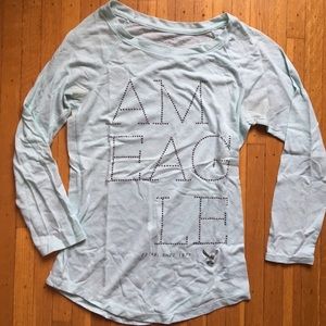 Mint colored American Eagle Top